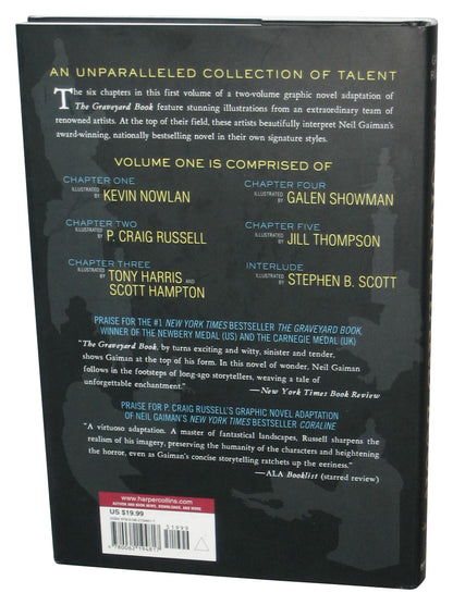 The Graveyard Book Graphic Novel Vol. 1 (2014) Hardcover Book