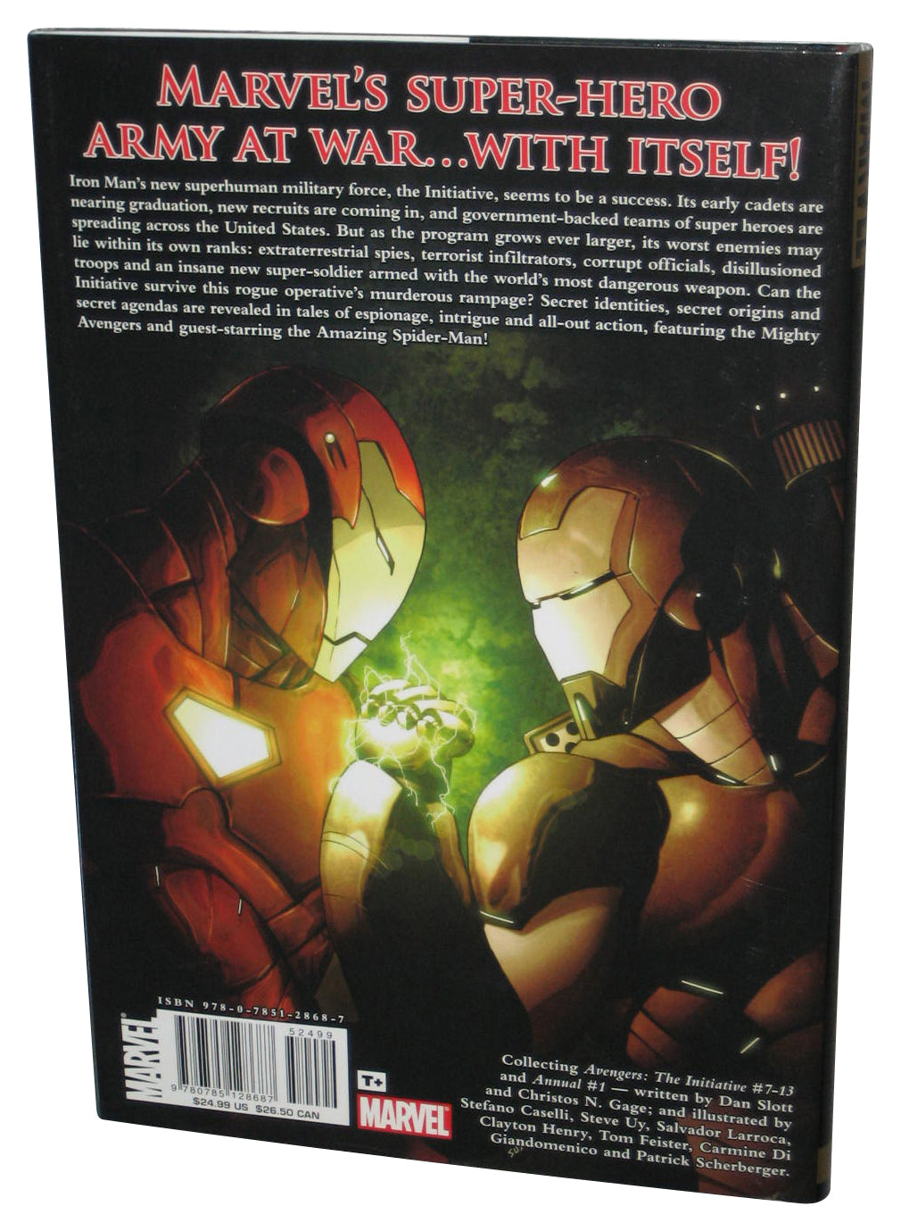 Marvel Avengers The Initiative 2 Killed In Action (2008) Hardcover Book