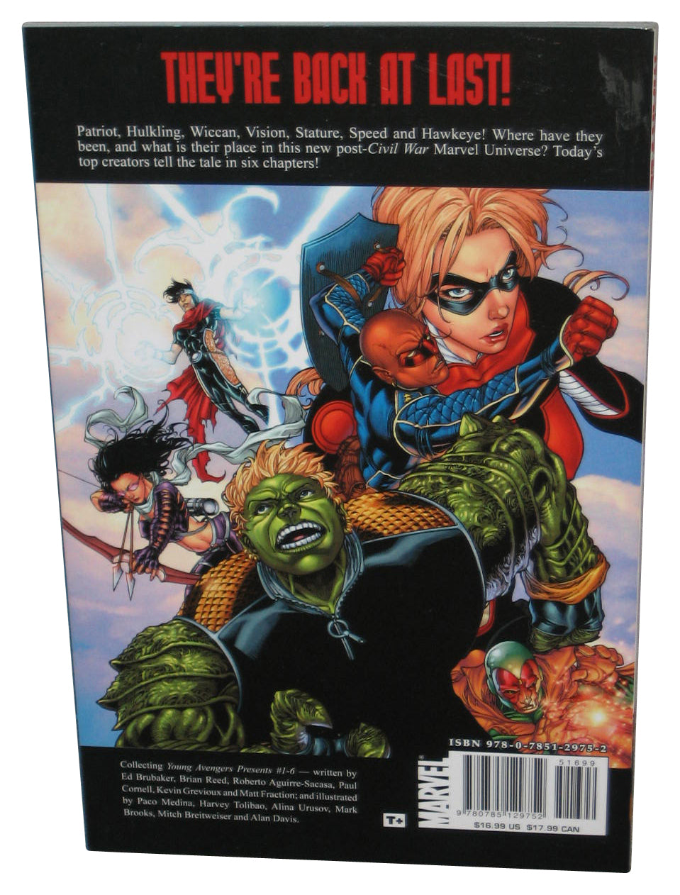 Marvel Comics Young Avengers Presents (2008) Paperback Book