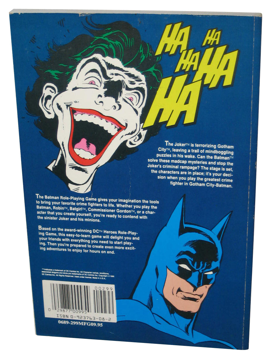 DC Comics Batman Role-Playing Game (1989) Paperback Book