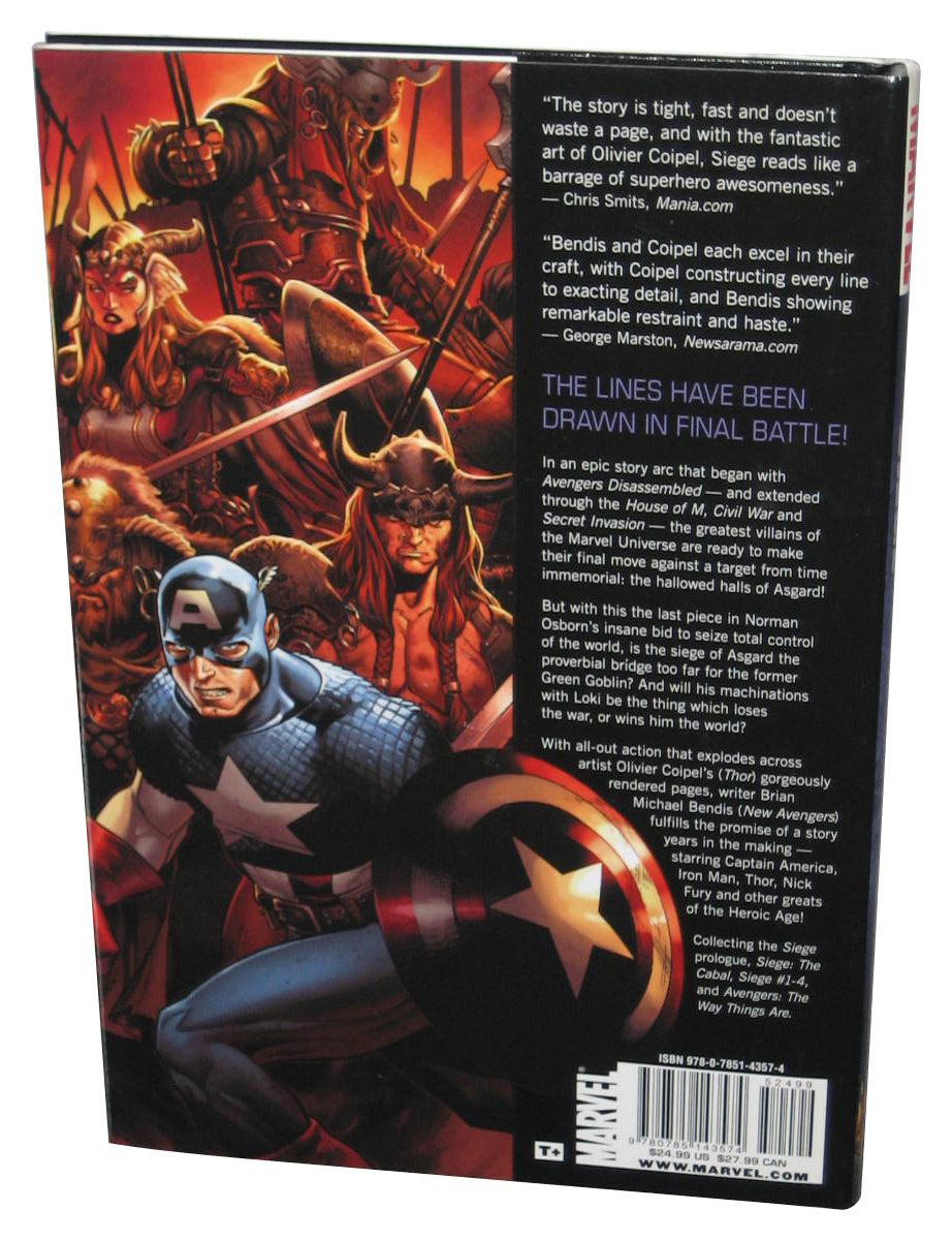 Marvel Comics Siege The Cabal (2010) Hardcover Book - (Finch and Keith Variant Cover)
