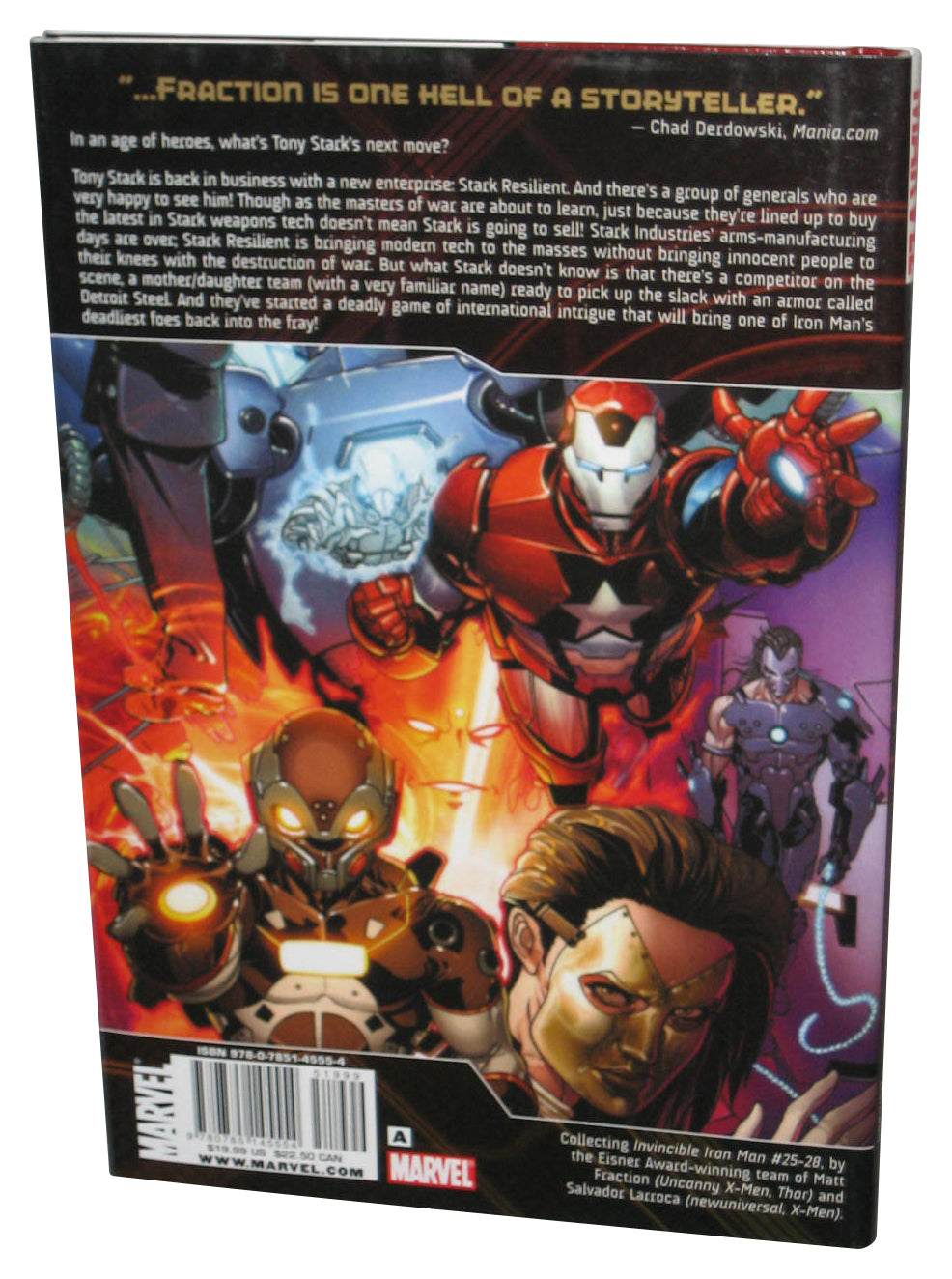 Marvel Comics Invincible Iron Man Vol. 5 Stark Resilient (2010) Hardcover Book