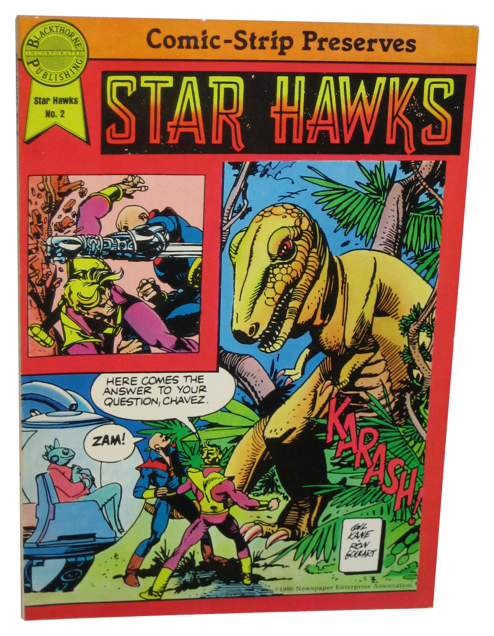 Star Hawks Comic-Strip Preserves (1985) Blackthorne No. 2 Paperback Book