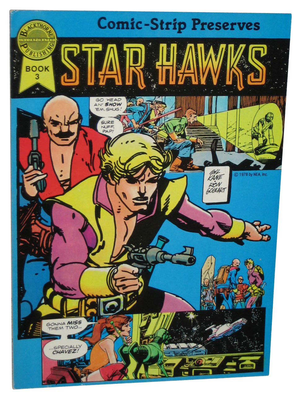 Star Hawks Comic-Strip Preserves (1985) Blackthorne No. 3 Paperback Book