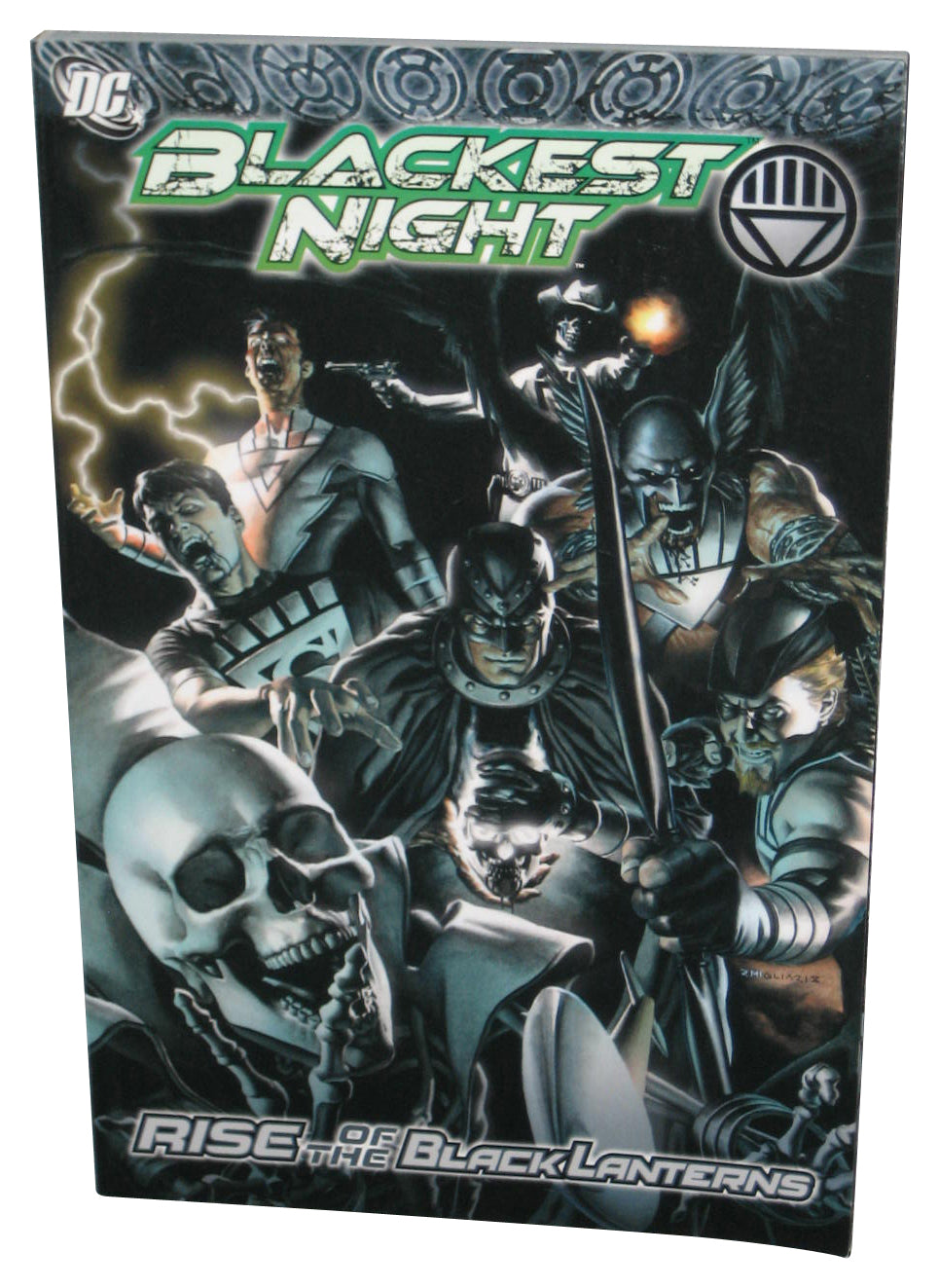 DC Comics Blackest Night Rise of The Black Lanterns (2011) Paperback Book