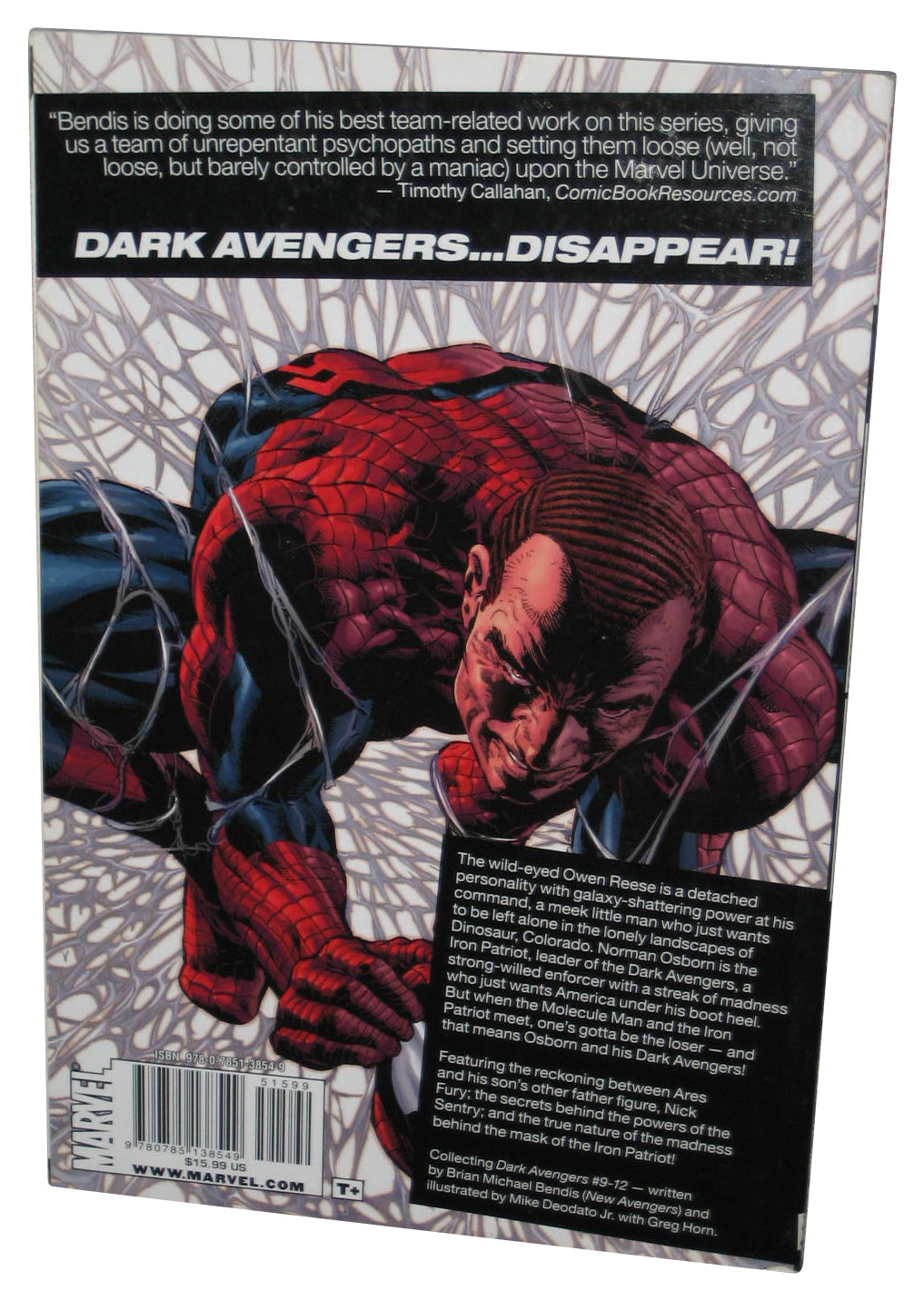 Marvel Dark Avengers Vol. 2 Molecule Man (2010) Paperback Book