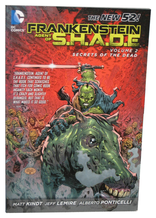 DC Comics The New 52 Frankenstein Agent of S.H.A.D.E. Vol. 2 Son of Satan's Ring (2013) Paperback Book