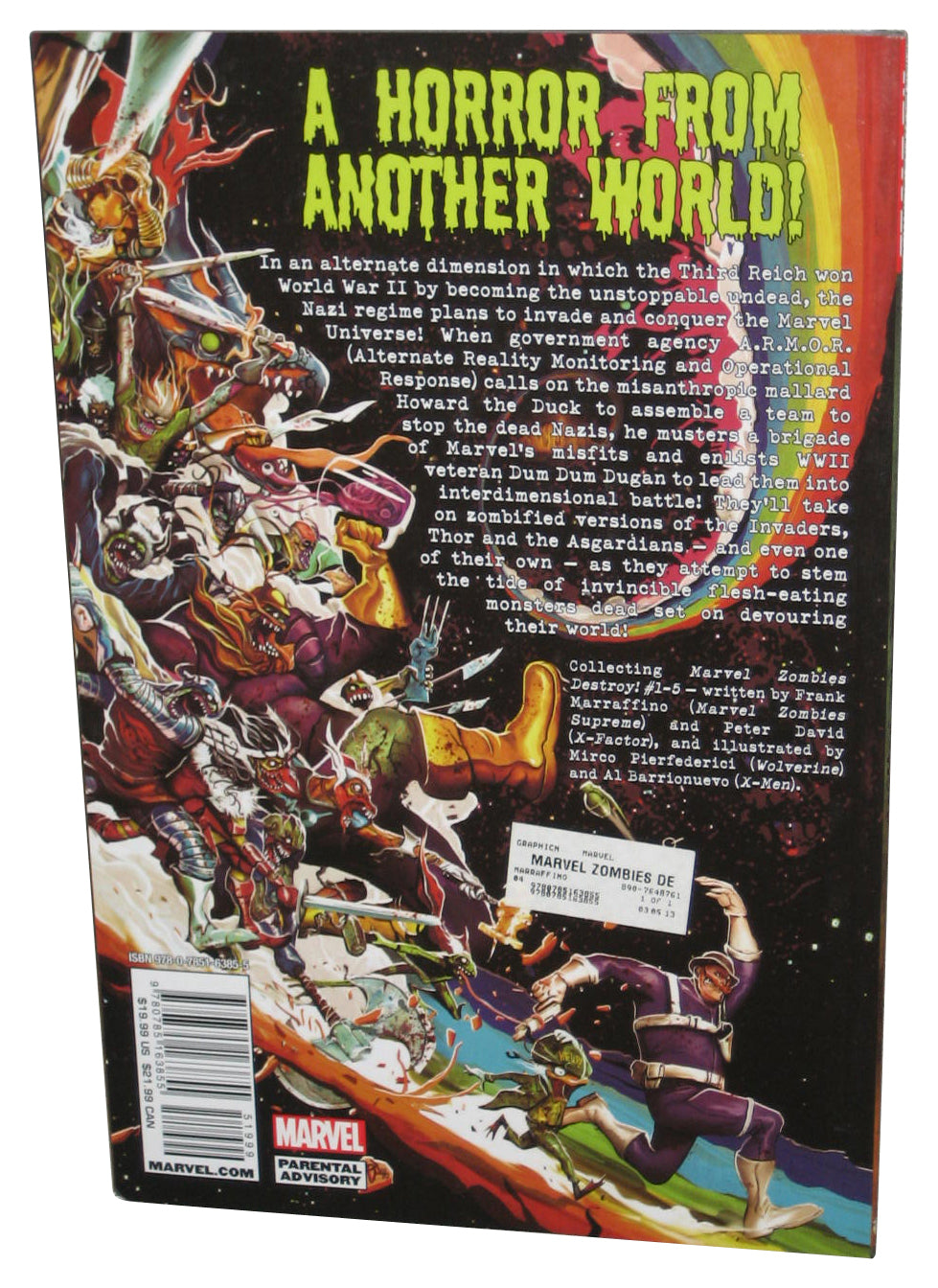 Marvel Comics Zombies Destroy! (2013) Paperback Book