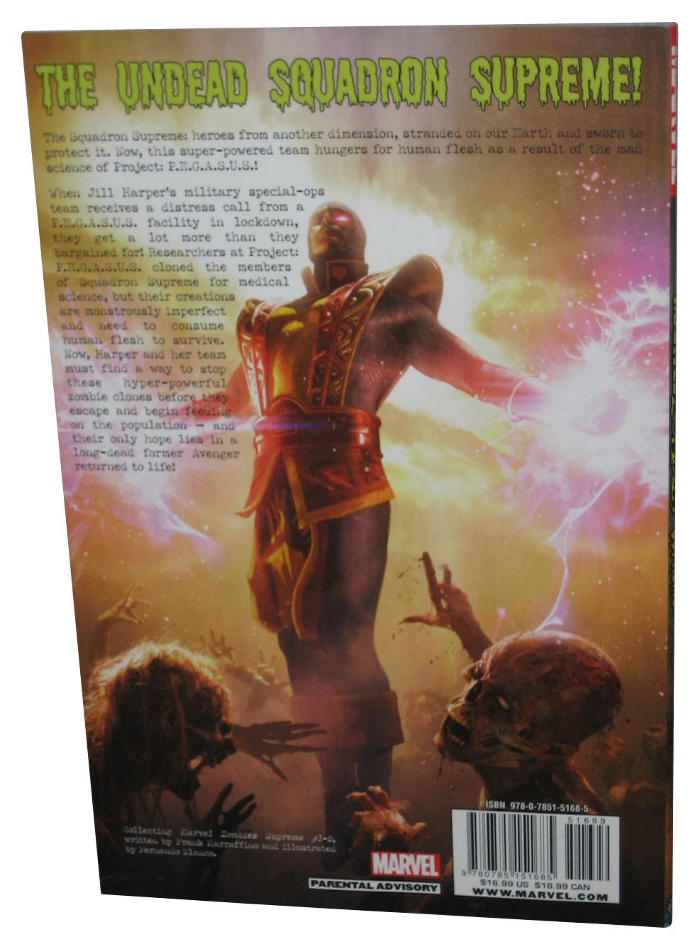 Marvel Comics Zombies Supreme (2012) Paperback Book