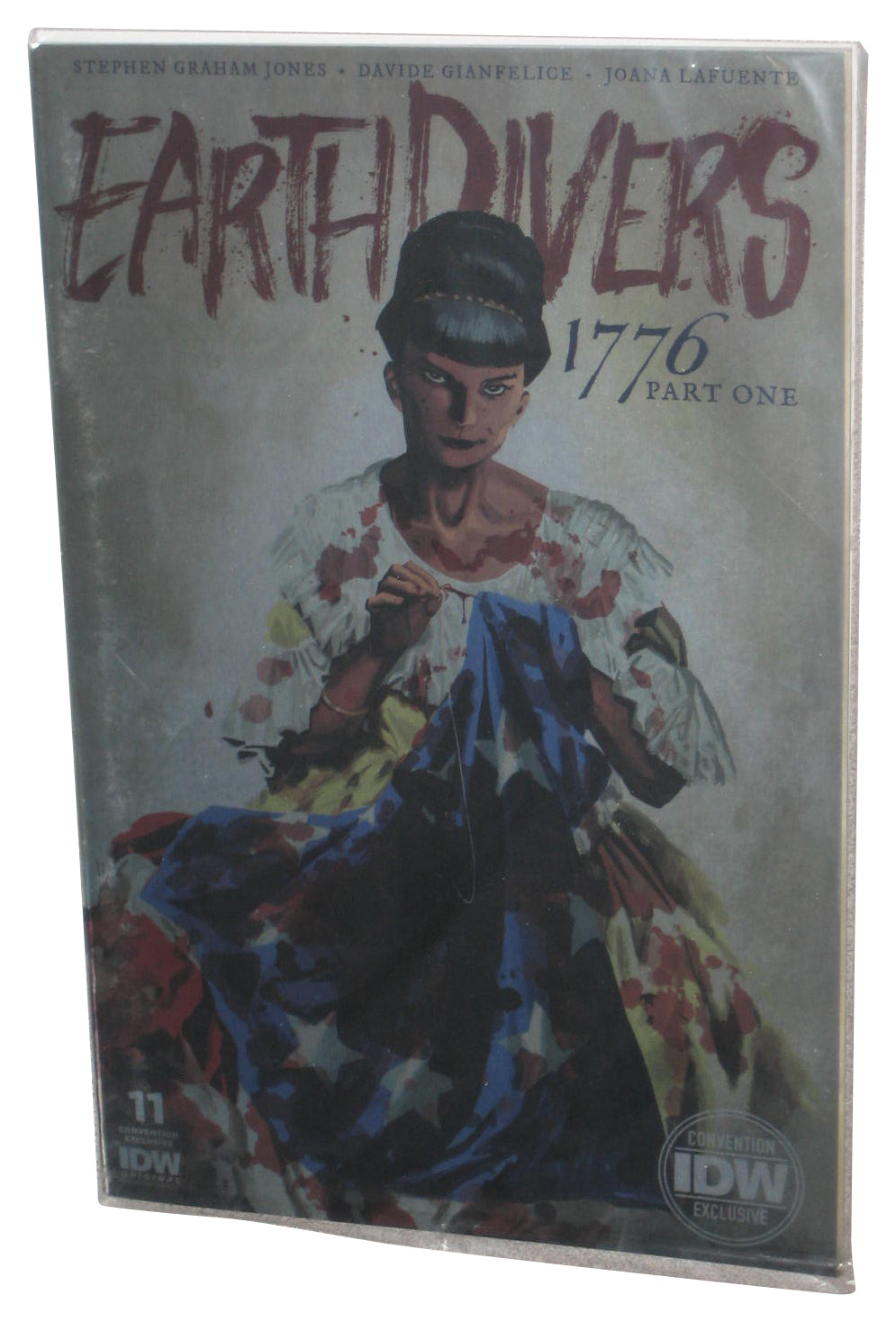 Earthdivers 1776 Part One Convention IDW Exclusive Foil Cover Comic Book #11