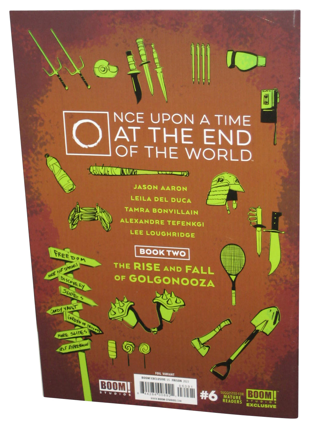 Once Upon A Time At The End of The World Book Two Exclusive Foil Cover Comic Book #6 - (Rise and Fall of Golgonooza)