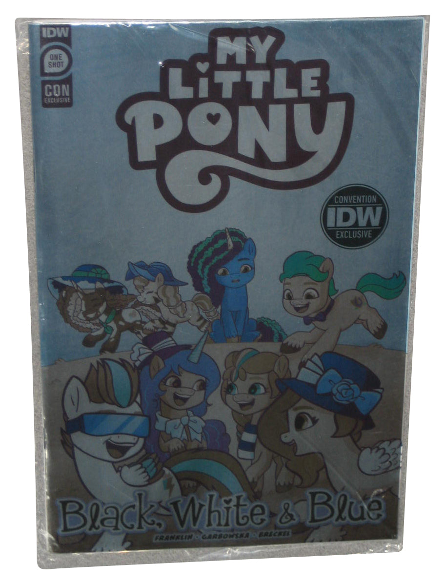 My Little Pony Black White & Blue IDW One Shot Con Exclusive Convention Comic Book