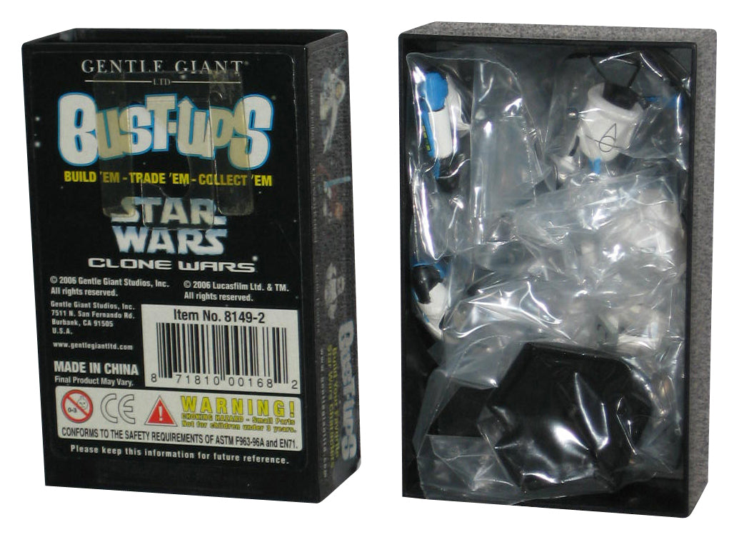 Star Wars Clone Wars Animated Bust-Ups Clone Trooper (2006) Gentle Giant Mini Bust - (Blue Deco)