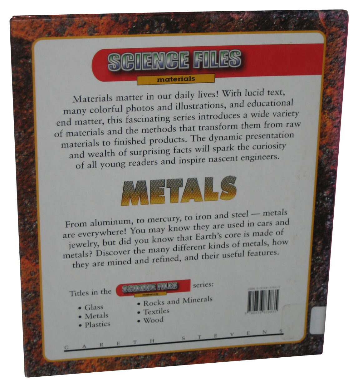 Science Files Materials Metals Hardcover Book