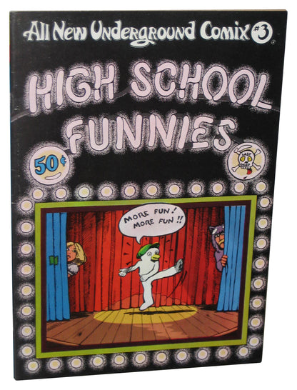 High School Funnies All New (1973) Underground Comix Paperback Book #3