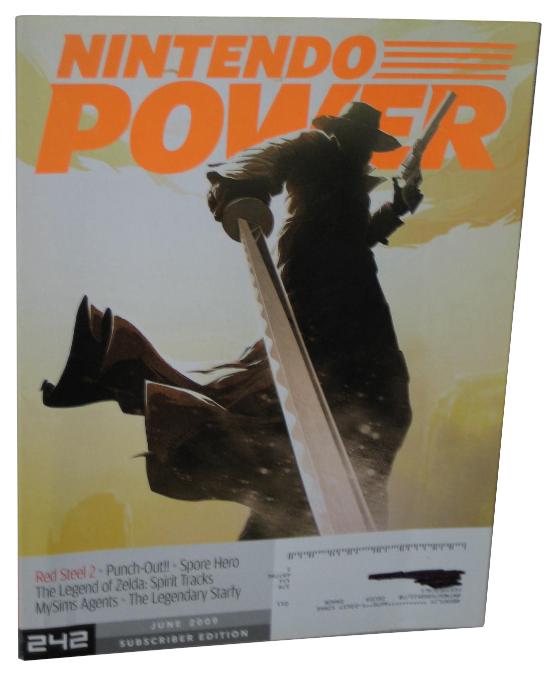 Nintendo Power June 2009 Magazine Book #242 - (Red Steel 2 Cover)