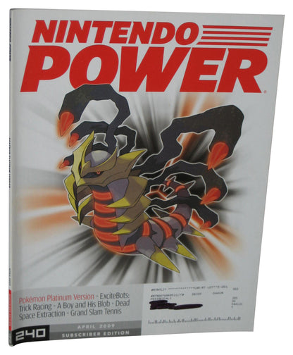 Nintendo Power April 2009 Magazine Book #240 - (Pokemon Platinum Cover)