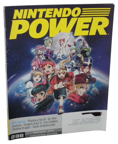 Nintendo Power February 2009 Magazine Book #238 - (Phantasy Star 0 Cover)