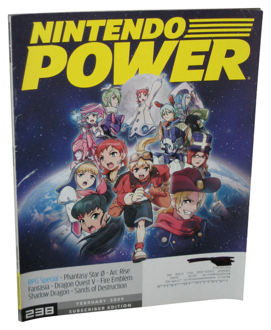 Nintendo Power February 2009 Magazine Book #238 - (Phantasy Star 0 Cover)