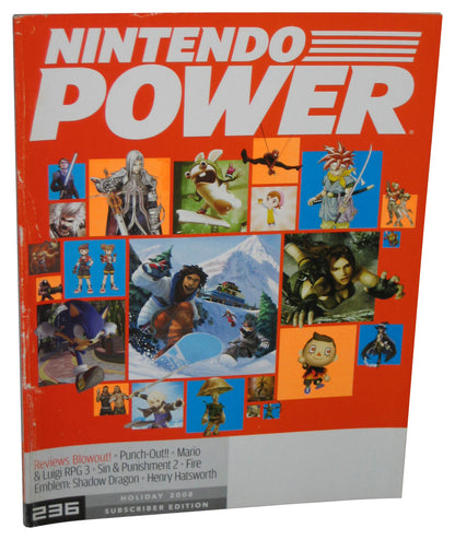 Nintendo Power Holiday 2008 Magazine Book #236 w/ Pokemon Ranger & Castlevania Judgement Posters