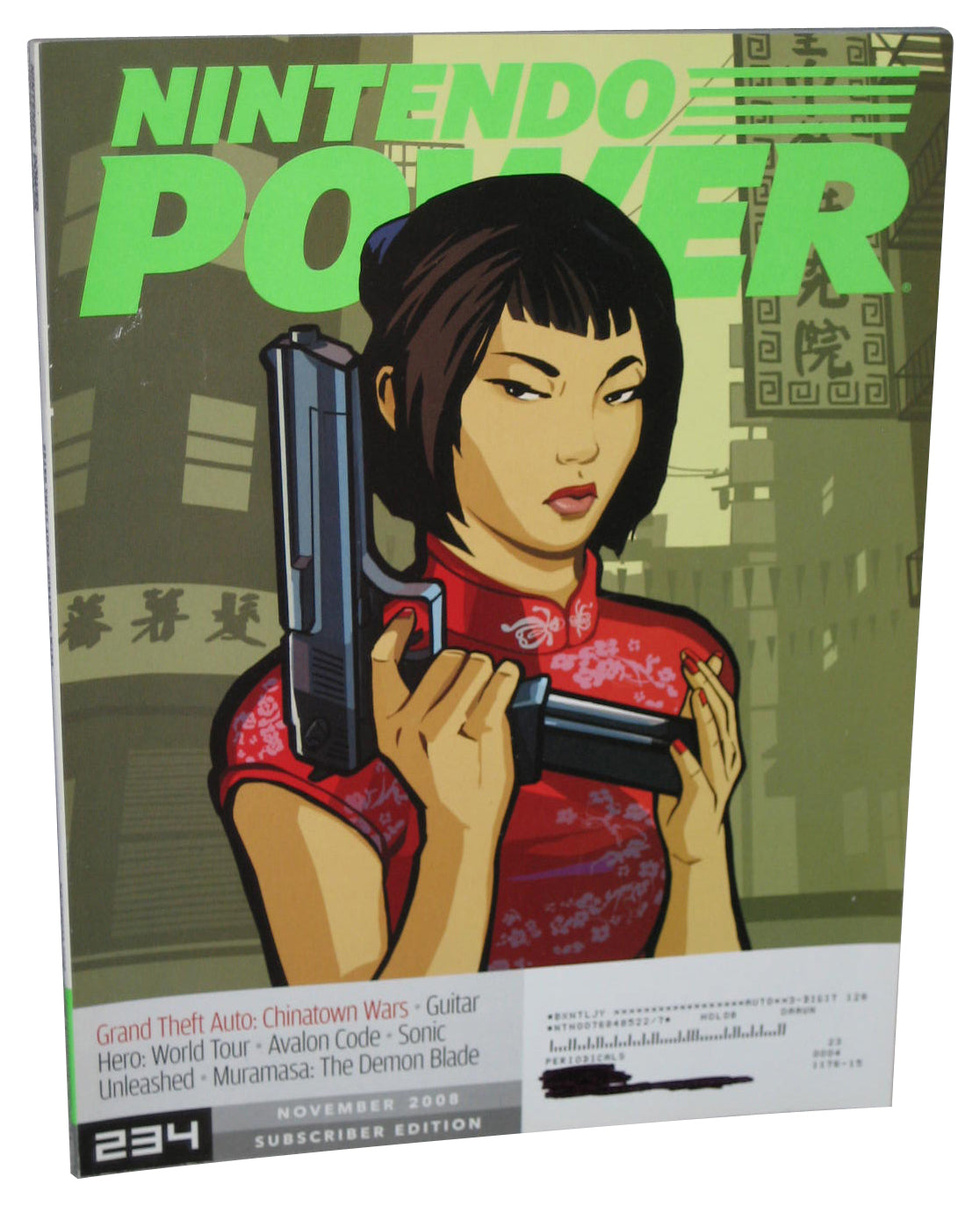 Nintendo Power November 2008 Magazine Book #234 - (Grand Theft Auto Chinatown Wars Cover)