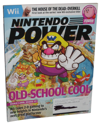 Nintendo Power October 2008 Magazine Book #233 - (Wario Land Shake It Cover)