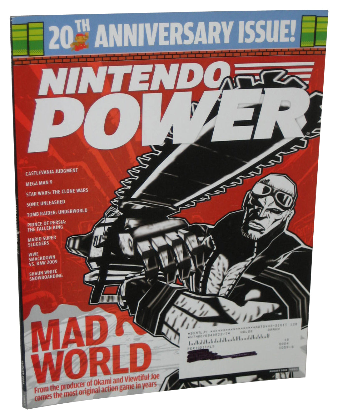 Nintendo Power August 2008 Magazine Book #231 - (Mad World Cover)