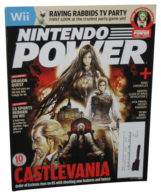 Nintendo Power July 2008 Magazine Book #230 - (Castlevania Cover)