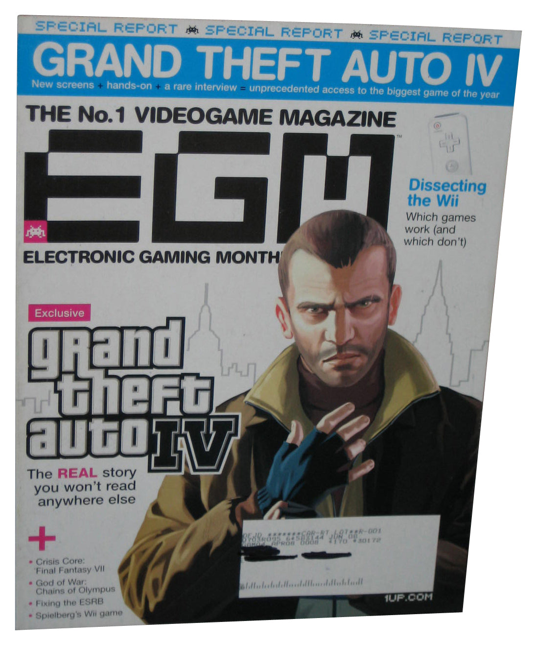 Electronic Gaming Monthly EGM Magazine Book #227 - (Grand Theft Auto IV Cover)