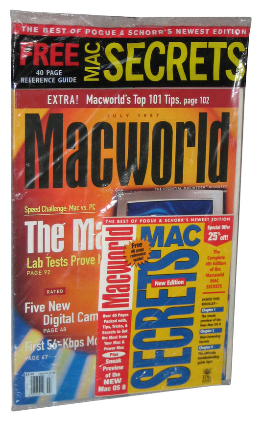 Macworld July 1997 Magazine Book w/ Best of Pogue & Schorr Mini Book