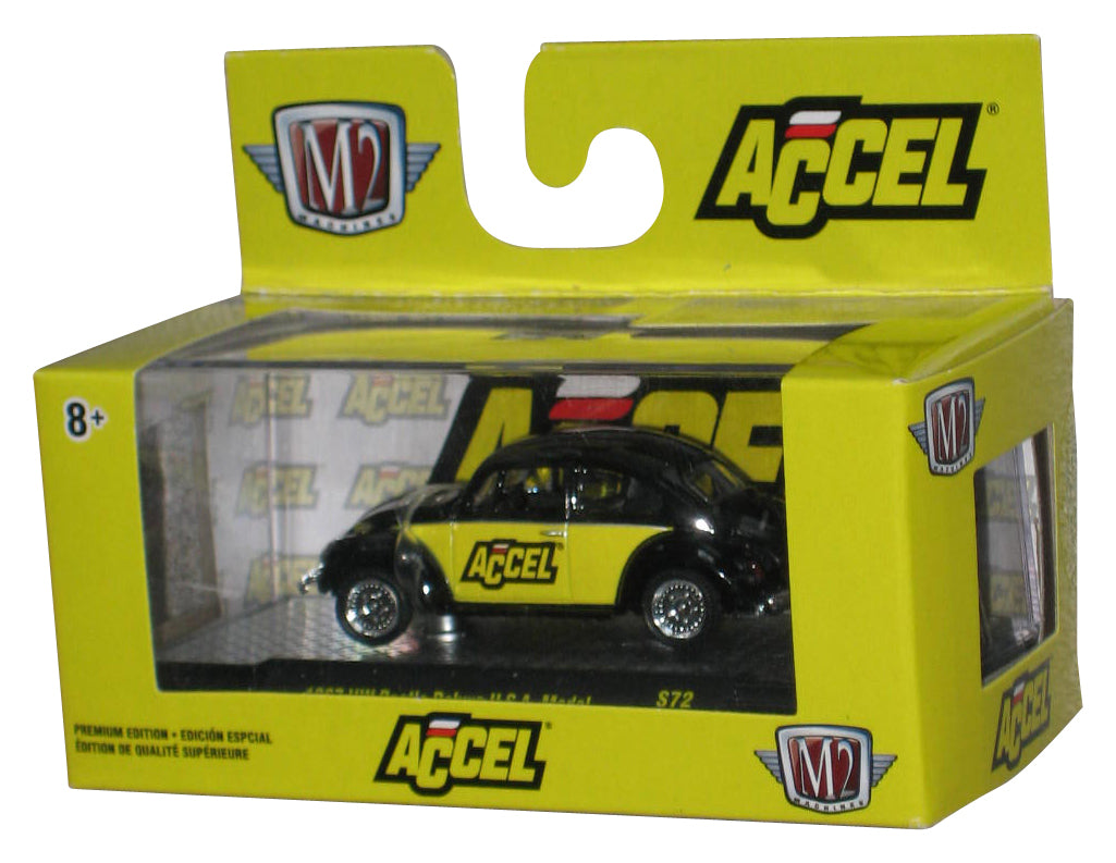 M2 Machines Castline (2019) Accel Volkswagen Black & Yellow Toy Car