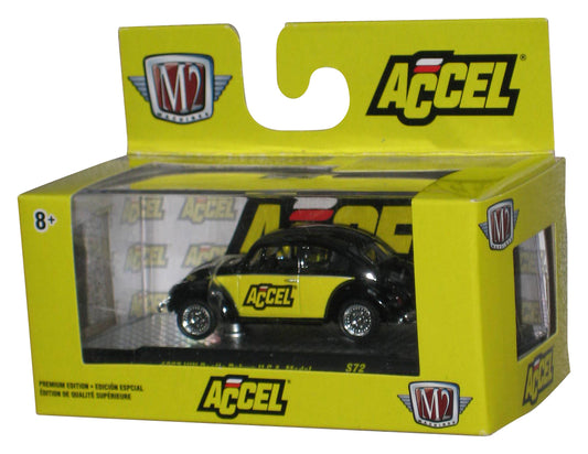 M2 Machines Castline (2019) Accel Volkswagen Black & Yellow Toy Car