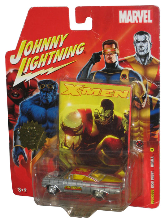 Johnny Lightning Marvel X-Men Colossus 1959 Chevy Impala Silver Toy Car #8