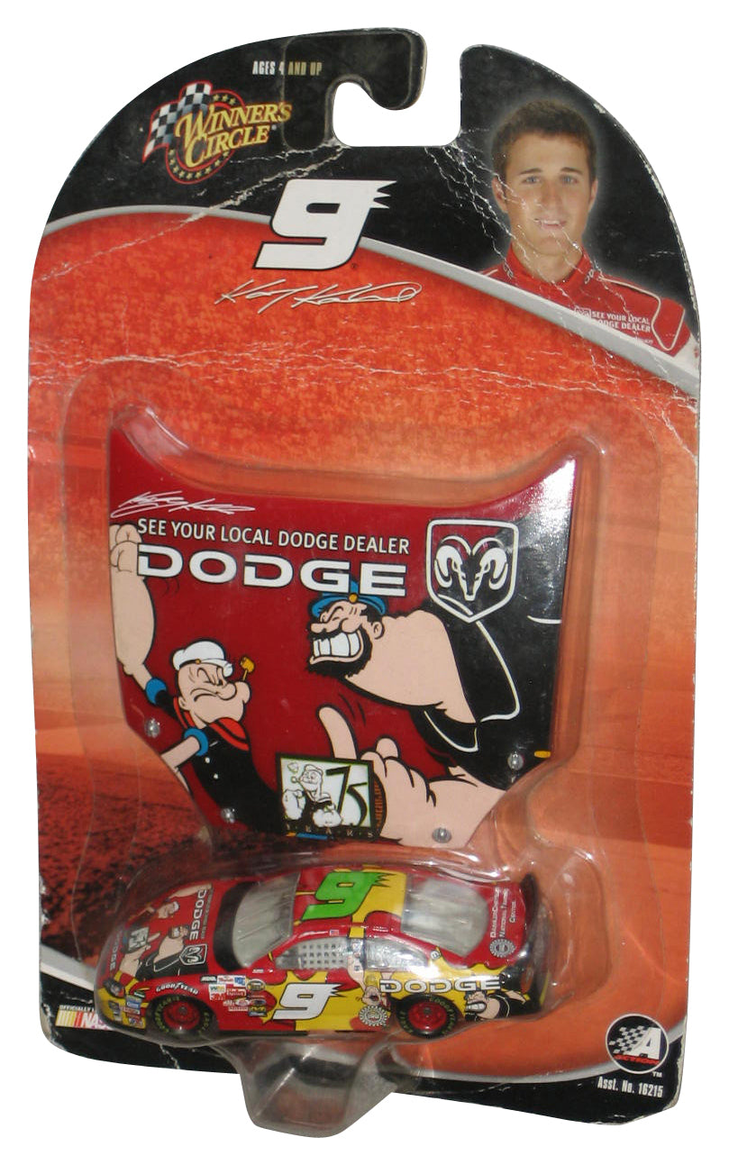 Nascar Winner's Circle (2004) Dodge Dealers Popeye Red Toy Car - (Damaged Card)