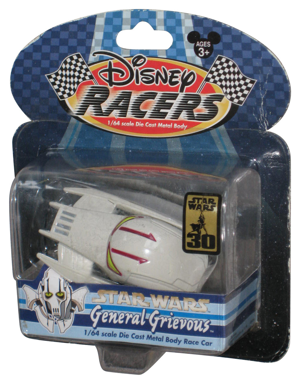 Disney Land World Store Theme Park Racers Star Wars Tours General Grievous Toy Car