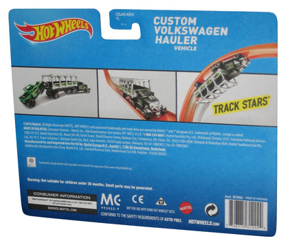 Hot Wheels Track Stars Custom Volkswagen Hauler (2016) Blue Toy Rig Truck