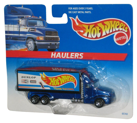 Hot Wheels Haulers (1996) Blue Team Racing Toy Truck