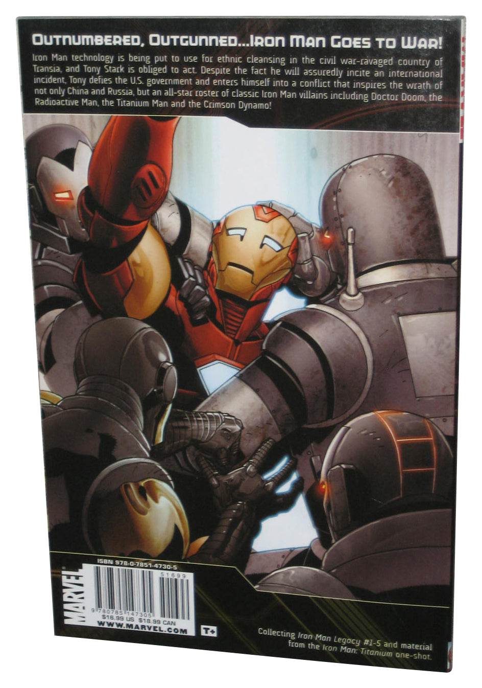Marvel Iron Man War of The Iron Men (2011) Paperback Book