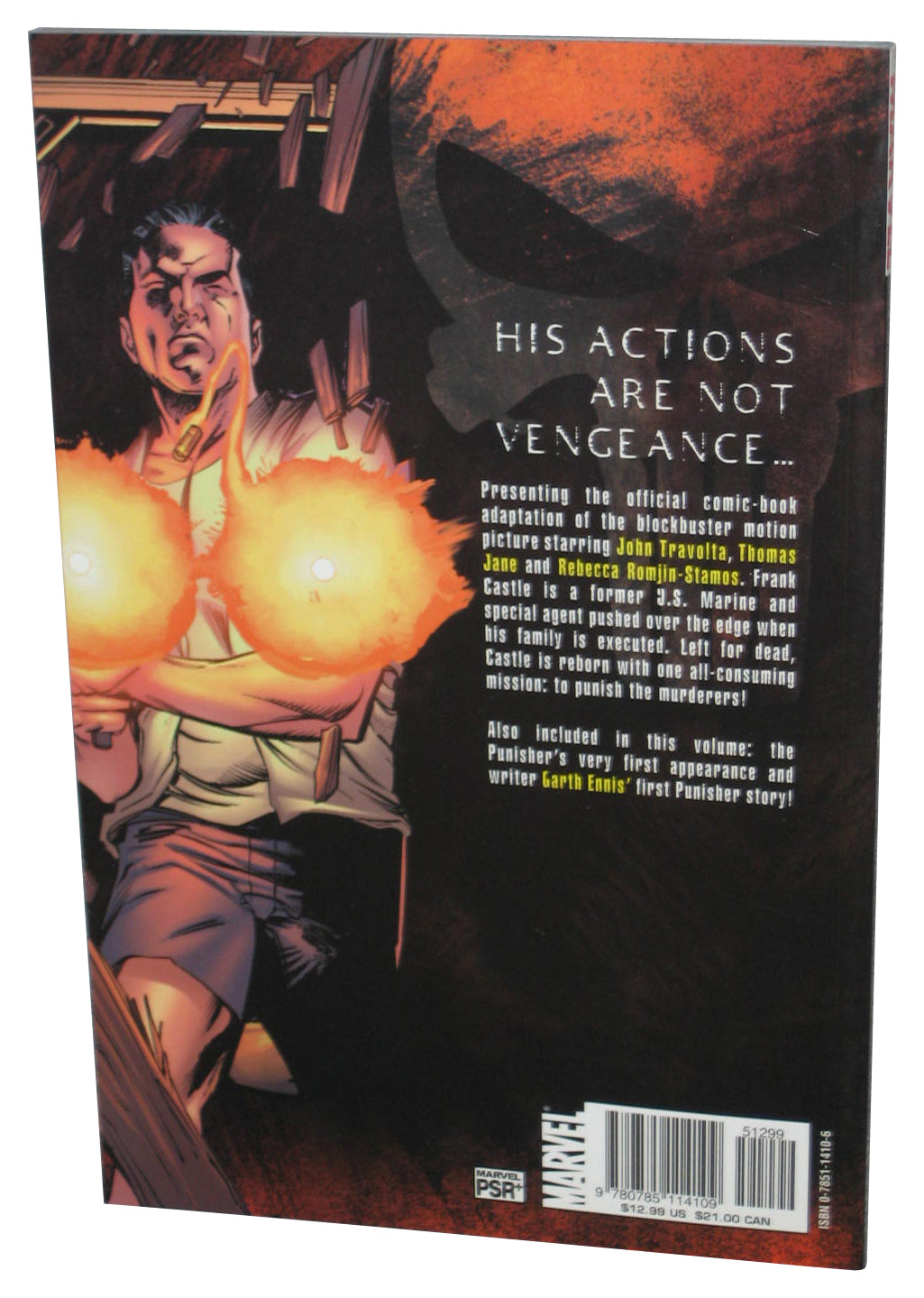 Marvel The Punisher Official Movie Adaptation (2004) Paperback Book