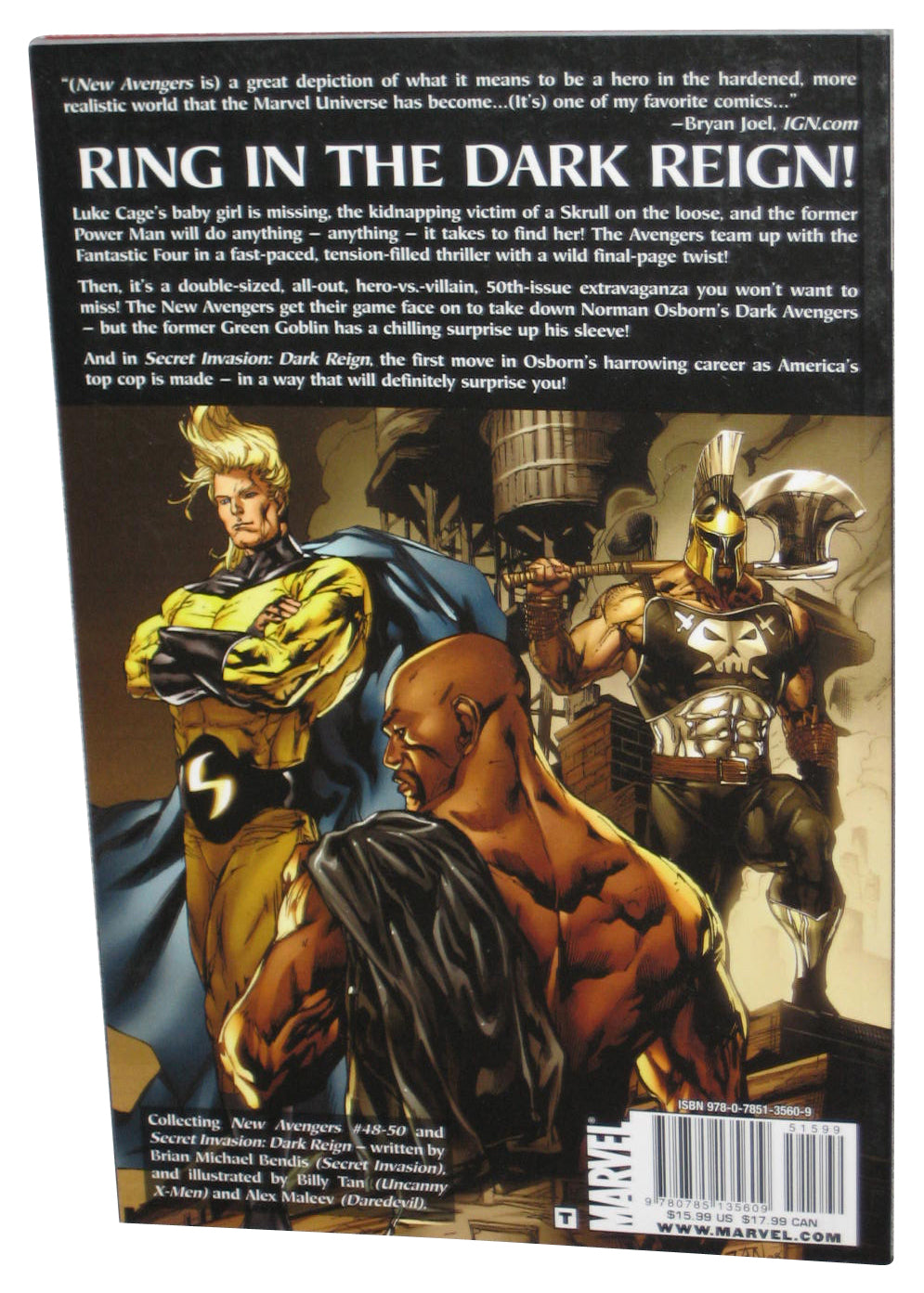 Marvel Comics New Avengers Vol. 10 Power (2009) Paperback Book