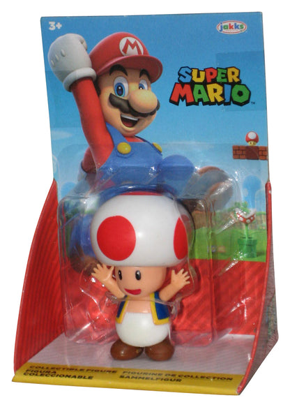Nintendo Super Mario Bros. (2022) Jakks Pacific Red Toad Figure