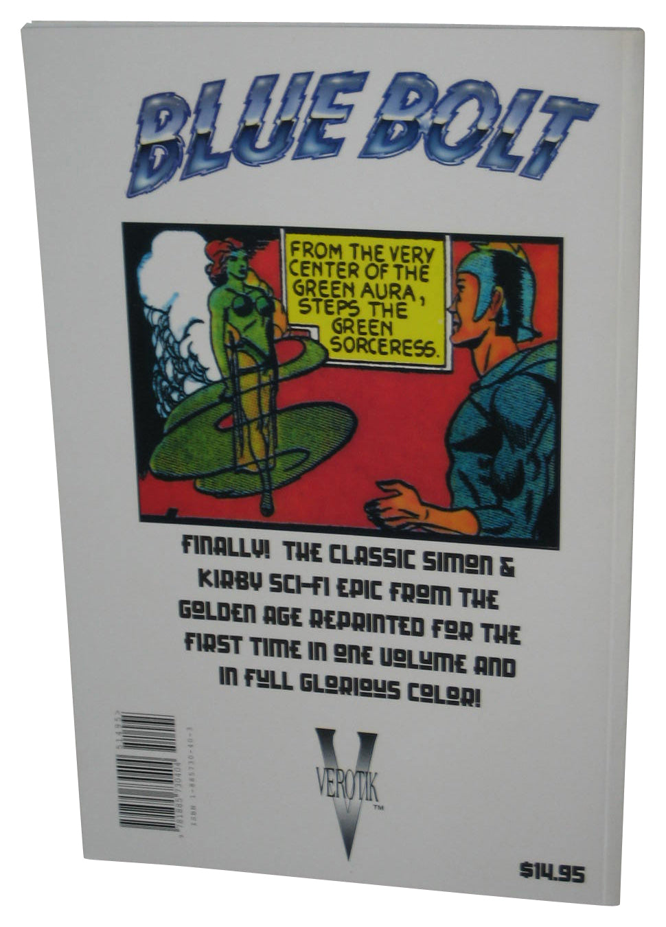 Blue Bolt (1998) Verotik Paperback Book