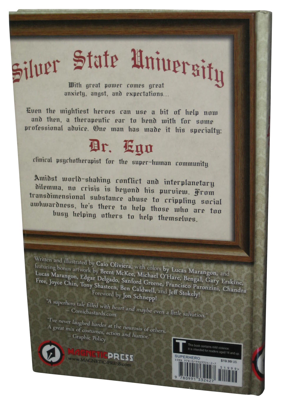 Super Ego Family Matters (2014) Magnetic Press Hardcover Book