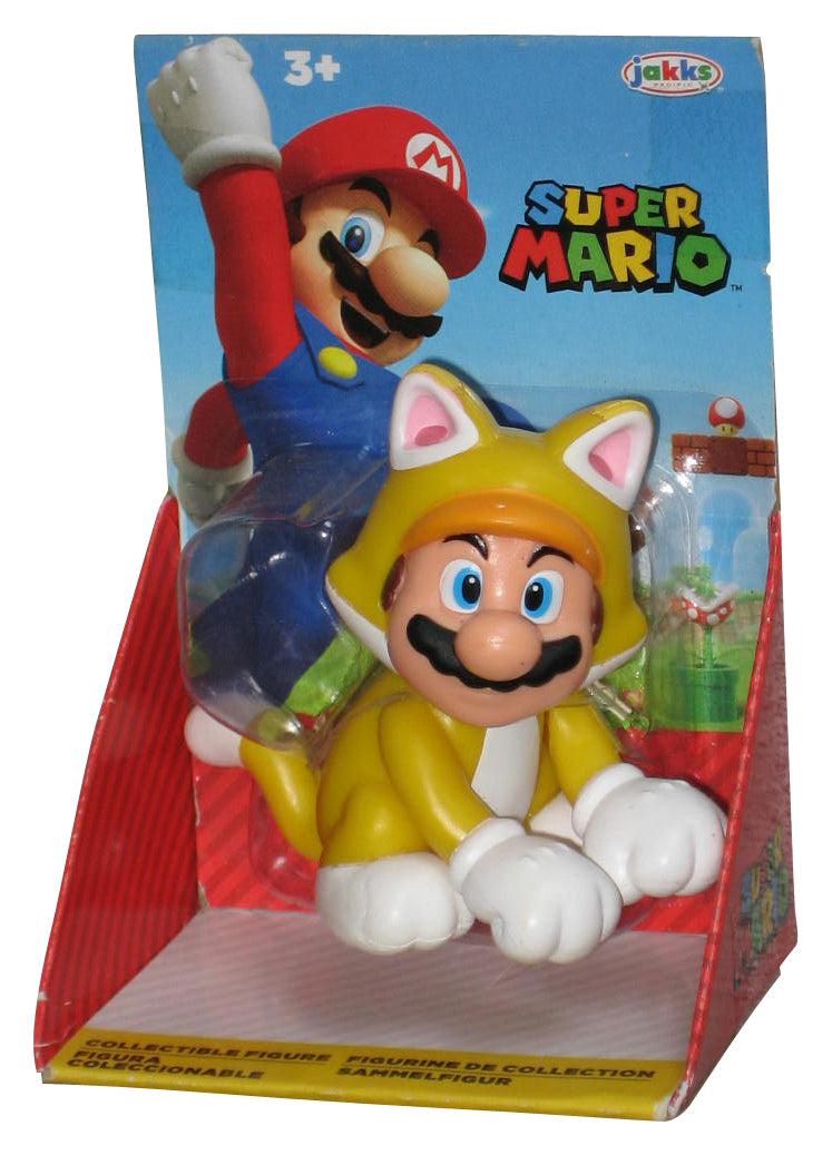 Nintendo Super Mario Bros. (2022) Jakks Pacific Yellow Cat Mario Mini Figure