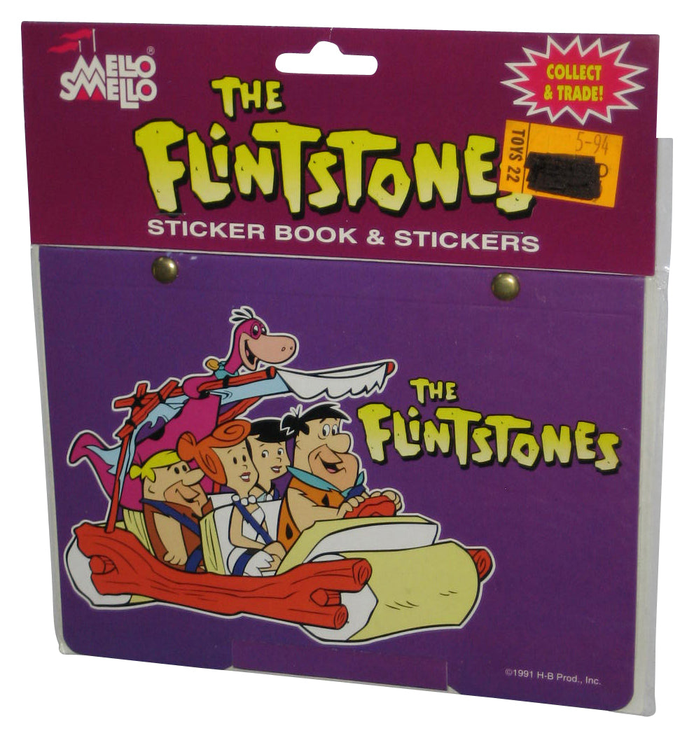 The Flintstones Mello Smello (1991) Sticker Book & Stickers Pack