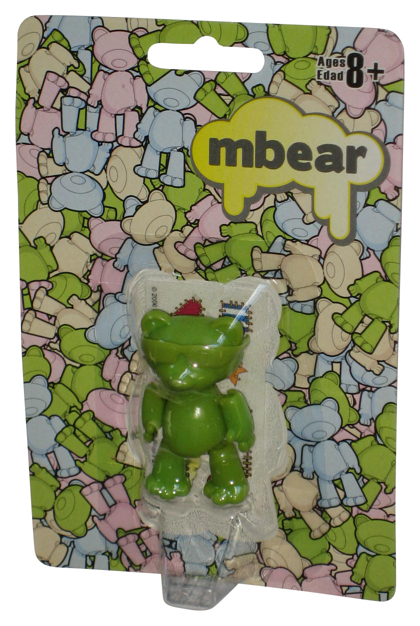 Stikfas Mbear (2006) Mini Bear Mascot 2-Inch Clover Green Figure MB004B