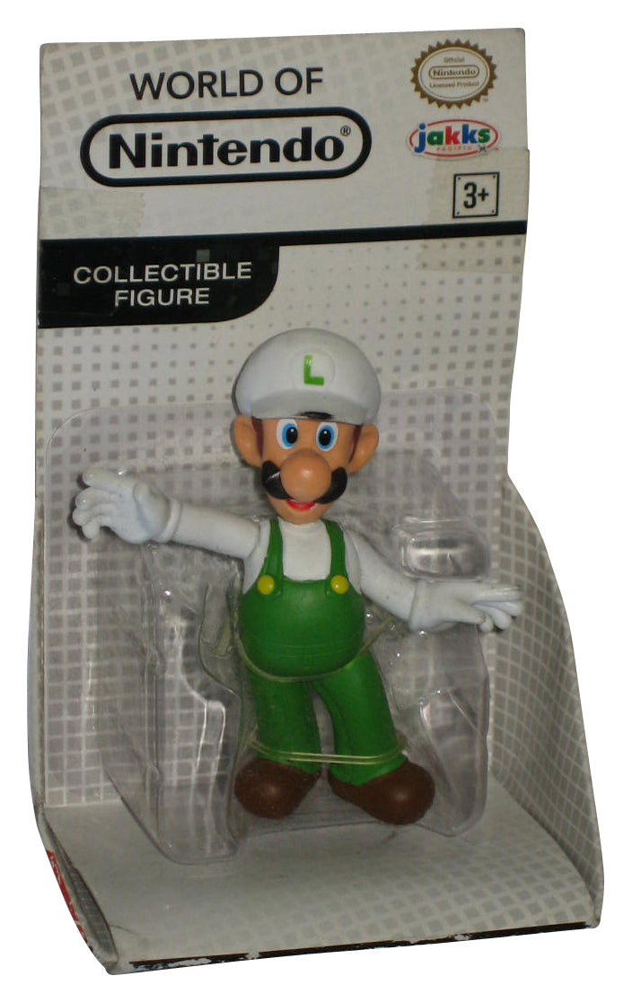 World of Nintendo Super Mario Bros. (2016) Jakks Pacific Fire Luigi Mini Figure