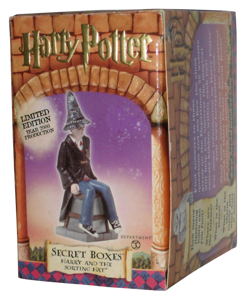 Harry Potter And The Sorting Hat Secret Boxes (2000) Limited Edition Department 56 Figurine