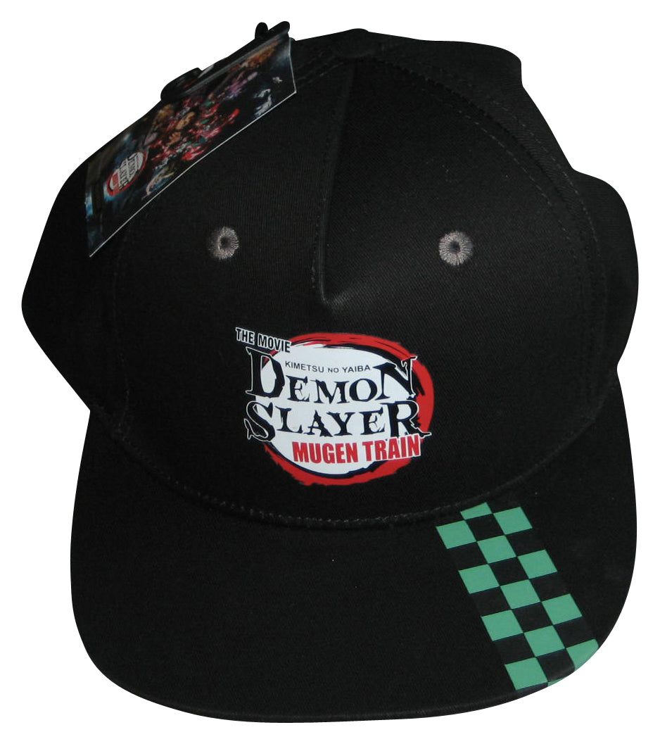 Demon Slayer The Movie Tanjiro Kamado Pattern Anime Black Hat GE-88415