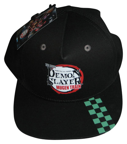 Demon Slayer The Movie Tanjiro Kamado Pattern Anime Black Hat GE-88415